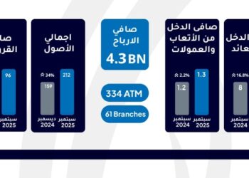 إنفوجراف.. «الإمارات دبي الوطني – مصر» يحقق صافي أرباح بقيمة 4.3 مليار جنيه خلال 9 أشهر