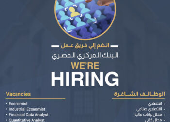 البنك المركزي المصري يعلن وظائف شاغرة بقطاع مراقبة المخاطر الكلية