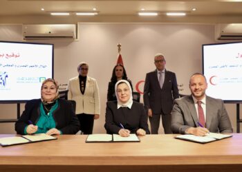 البنك الأهلي يوقع بروتوكول تعاون مع الهلال الأحمر المصري والمجلس القومي للمرأة