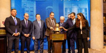 محافظ البنك المركزي يشهد فعاليات تكريم البورصة المصرية لـCIB